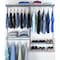 Triton Products Shoe and Boot Rack For Top Track and Hang Rail, 31" W x 2" H x 13-1/4" D 1765 - alternate 4